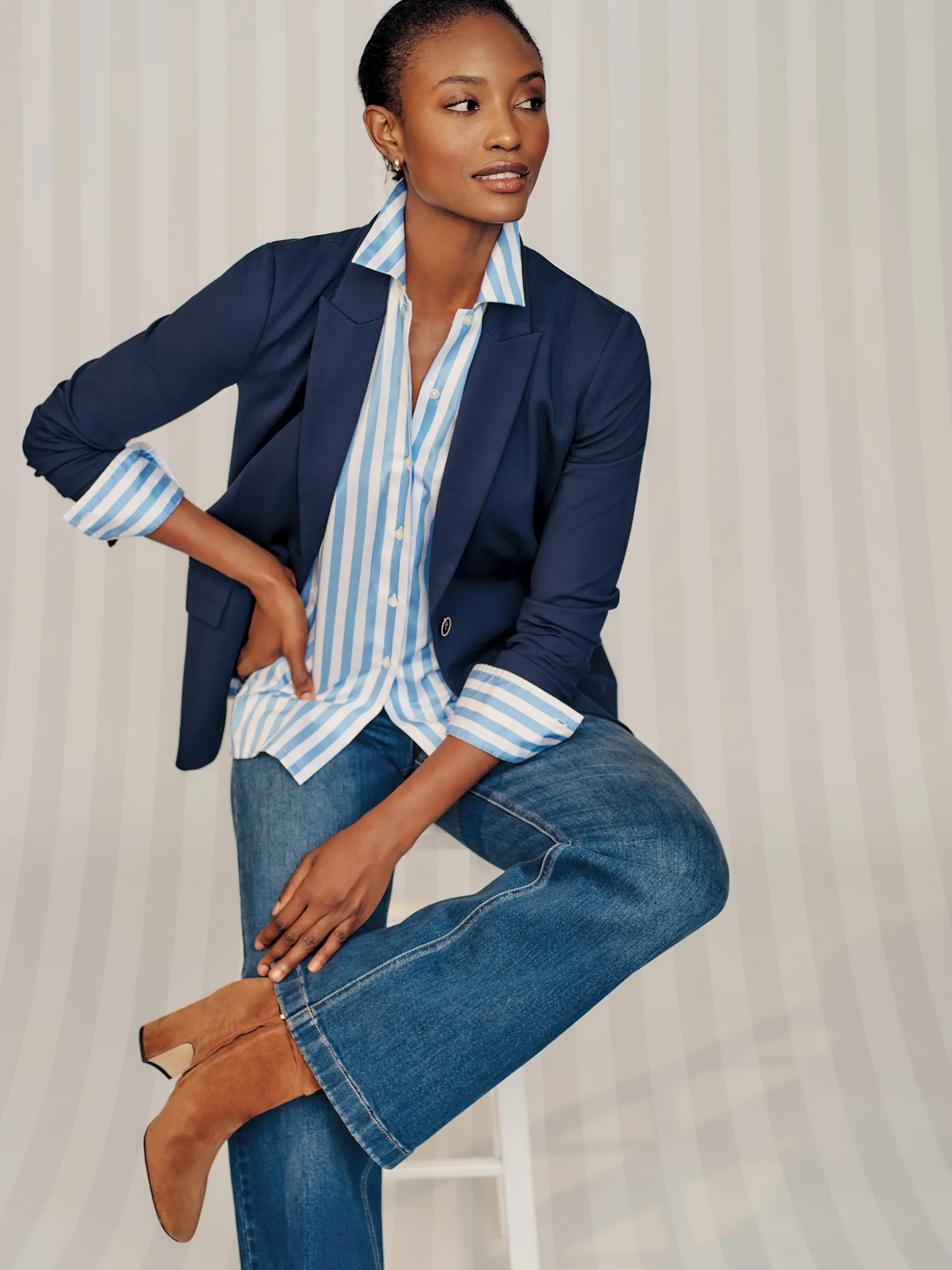 Alexis Shirt in Stripe