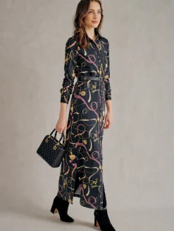 Amory Maxi Dress in Neo Sinclair Heraldic