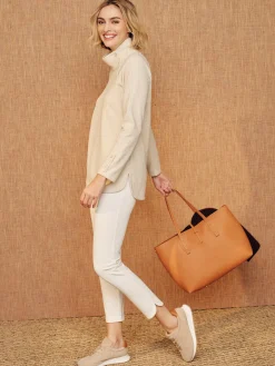 Annie Leather Tote Bag