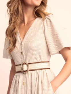 Annora Dress in Stripe