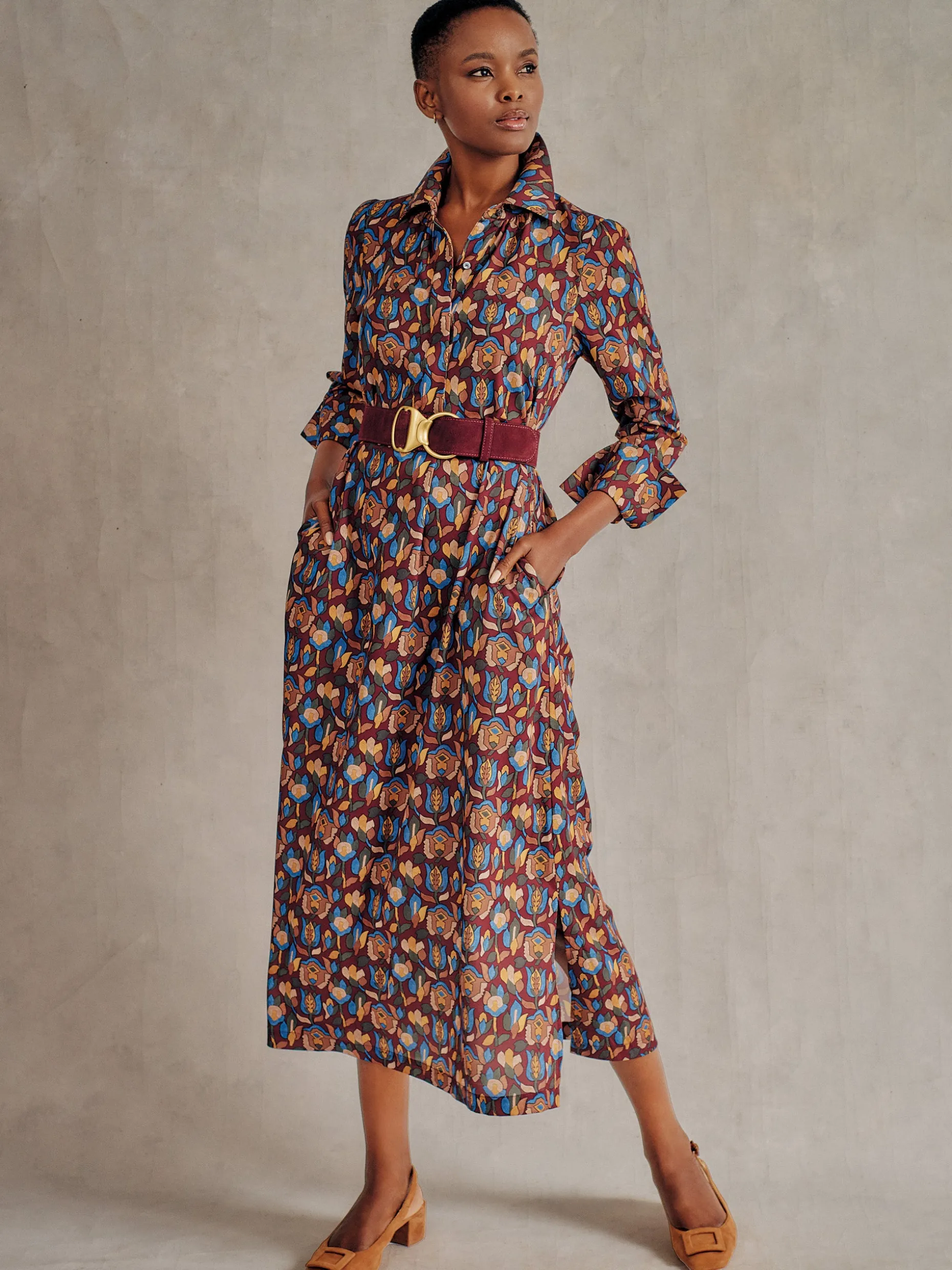 Belle Dress in Tiffany Bloom