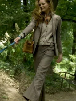 Broderick Pants in Houndstooth