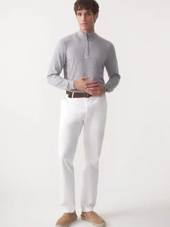 Brookhaven 1/4 Zip Sweater in Stripe