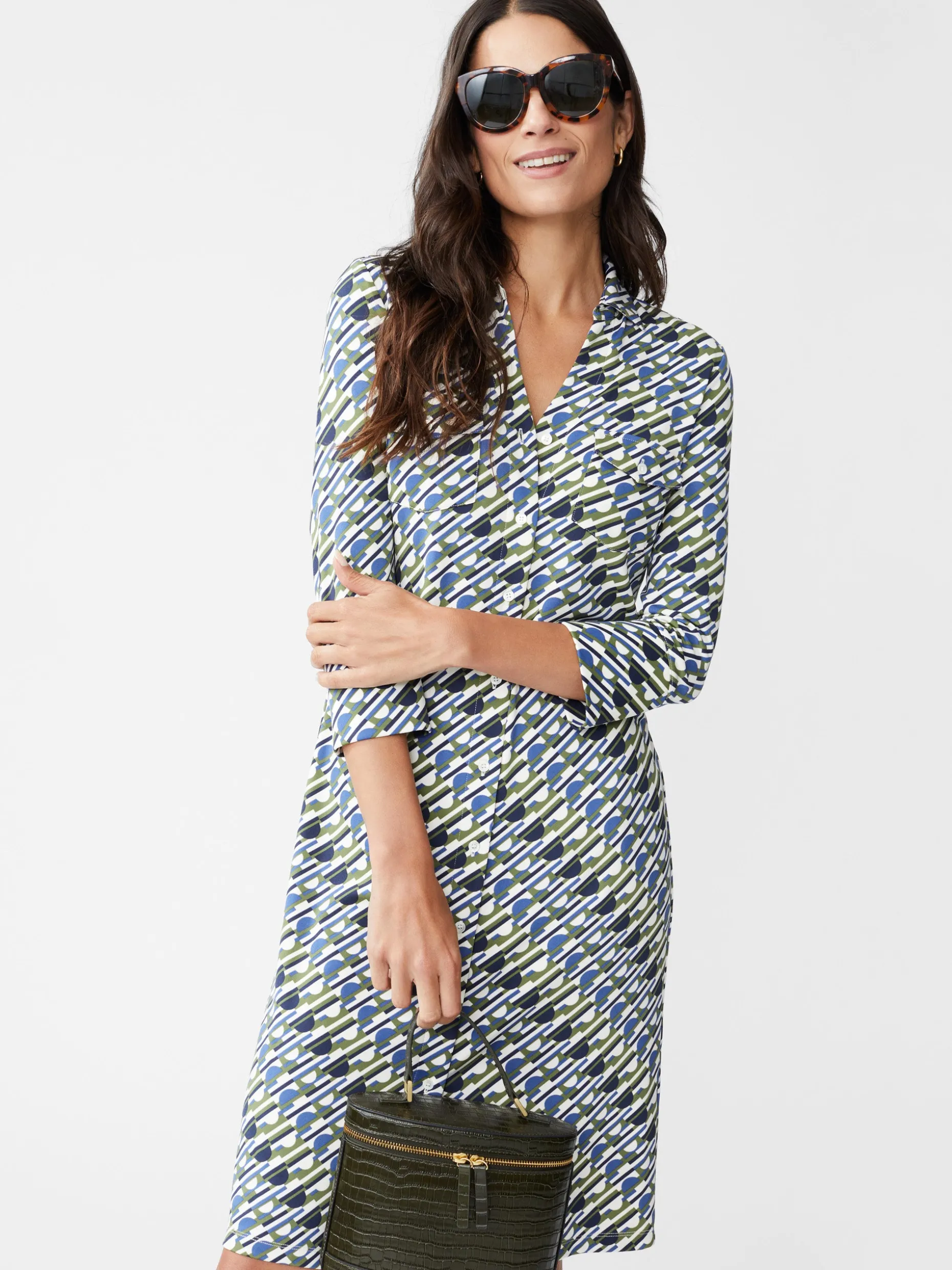 Brynn Dress in Nine Iron