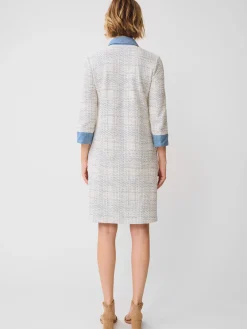 Bryony Dress in Plaid Jacquard