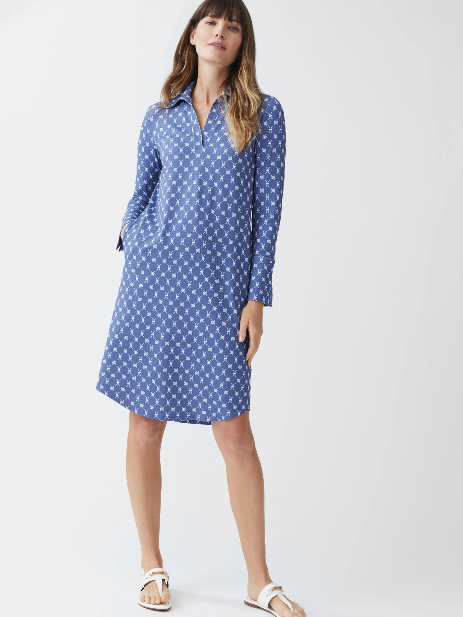 Cagney Dress in Sussex Interlock