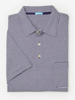 Callahan Cotton Polo in Stripe