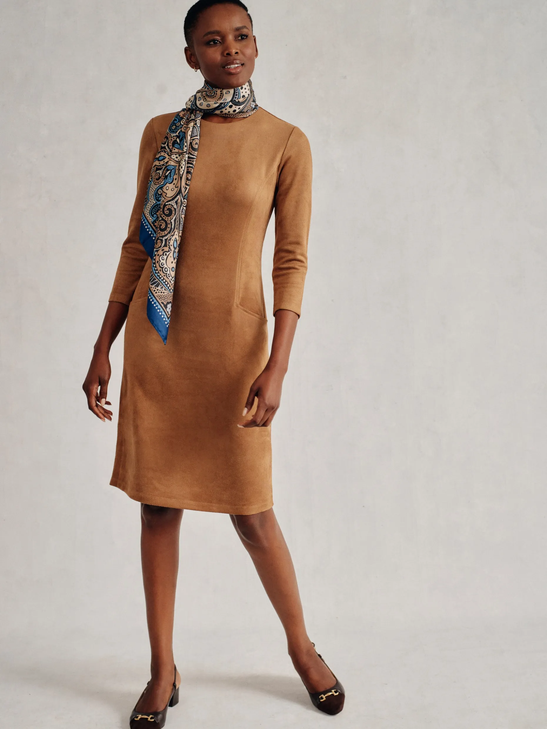 Catalyst Faux Suede Dress