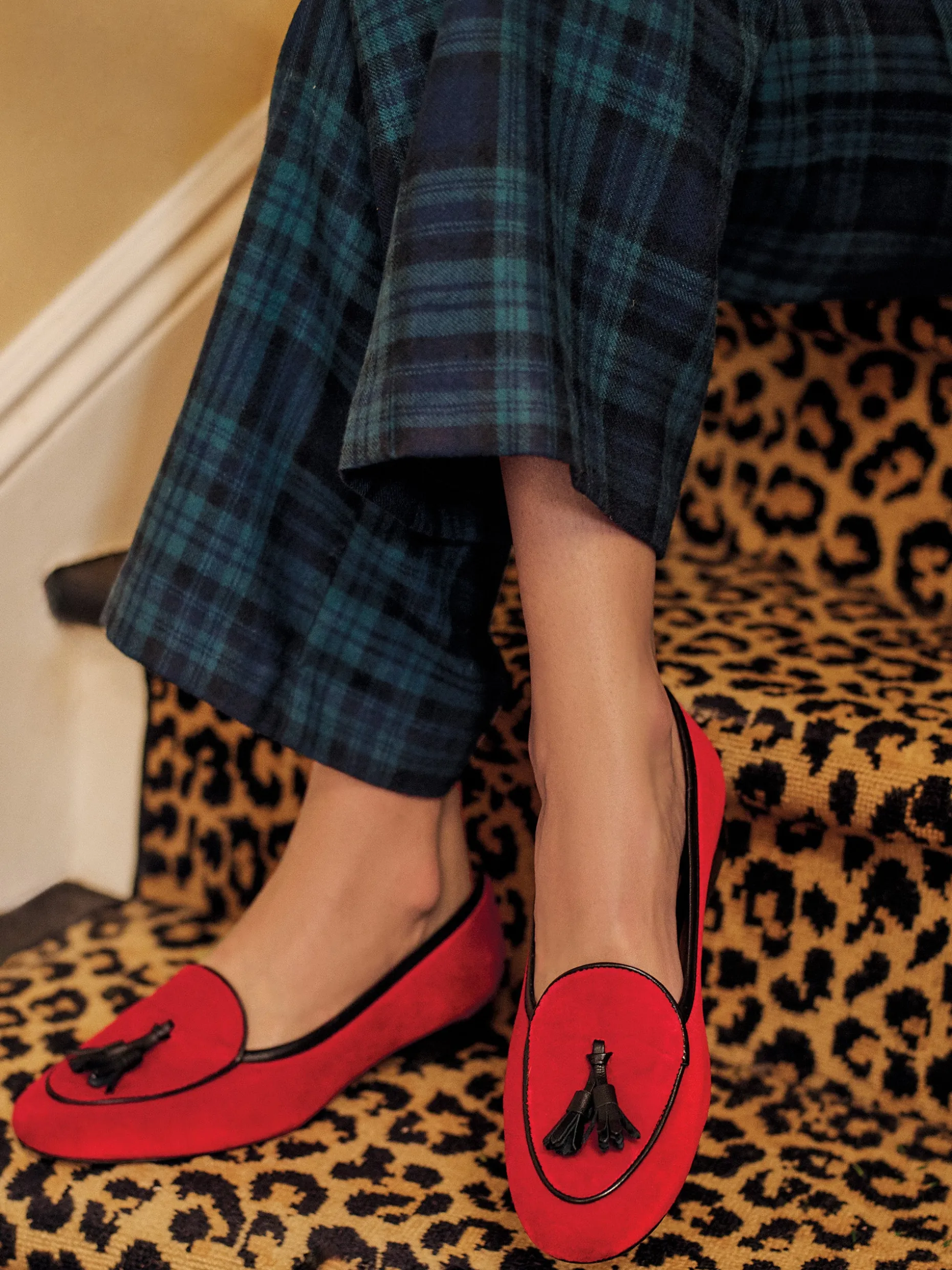 Cecily Velvet Loafers
