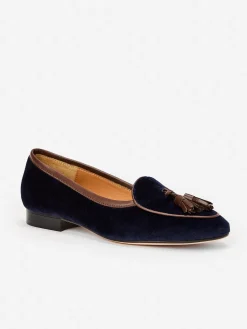 Cecily Velvet Loafers