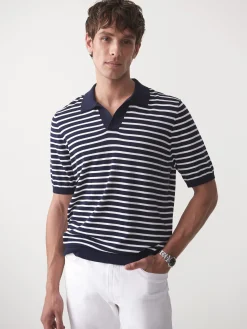 Cillian Polo Sweater in Stripe