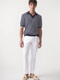 Cillian Polo Sweater in Stripe