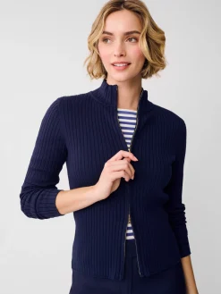 Clemence Zip Cardigan