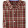Collis Classic Fit Shirt in Mini Plaid