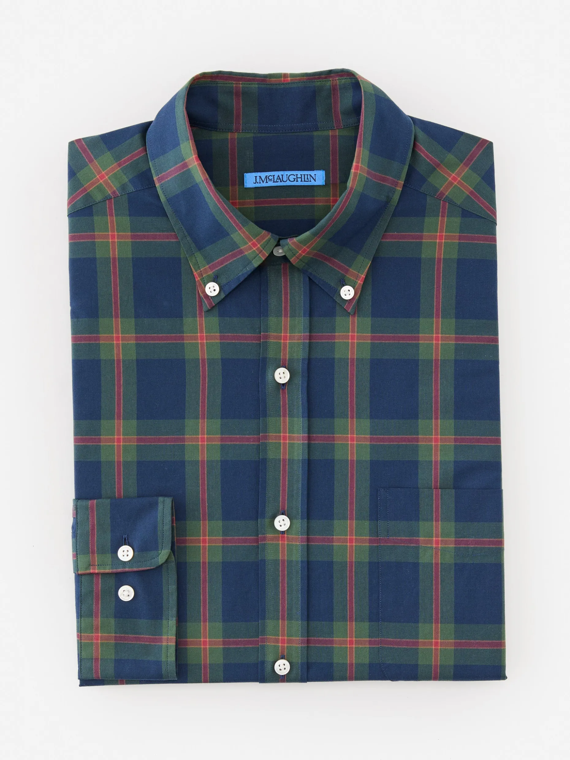 Collis Classic Fit Shirt in Plaid