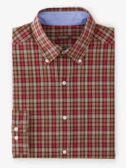 Collis Classic Fit Shirt in Mini Plaid