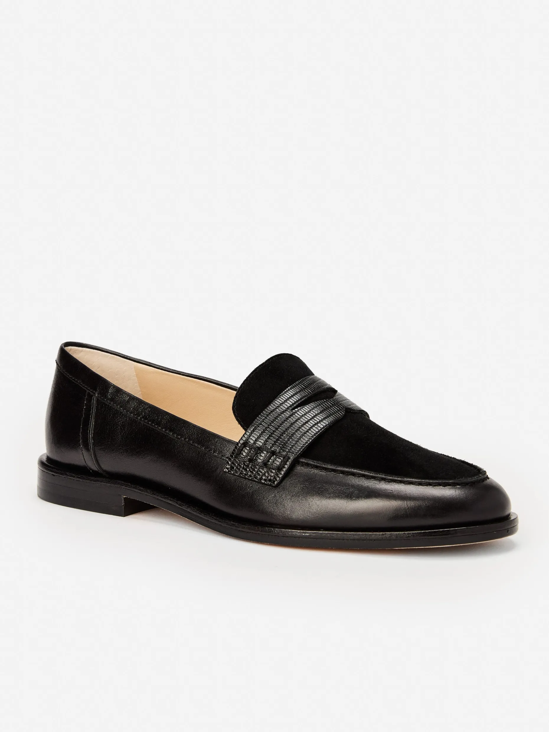 Concetta Suede u0026 Leather Loafers