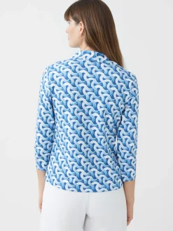 Cornelia 3/4 Sleeve Shirt in Mini Dream Weaver