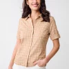 Cornelia Shirt in Layered Lines