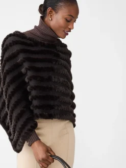 Cortina Faux Fur Poncho