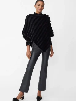 Cortina Faux Fur Poncho