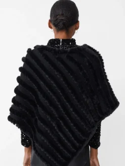 Cortina Faux Fur Poncho
