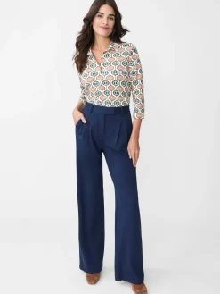 Court 3/4 Sleeve Polo in Mod Orbit