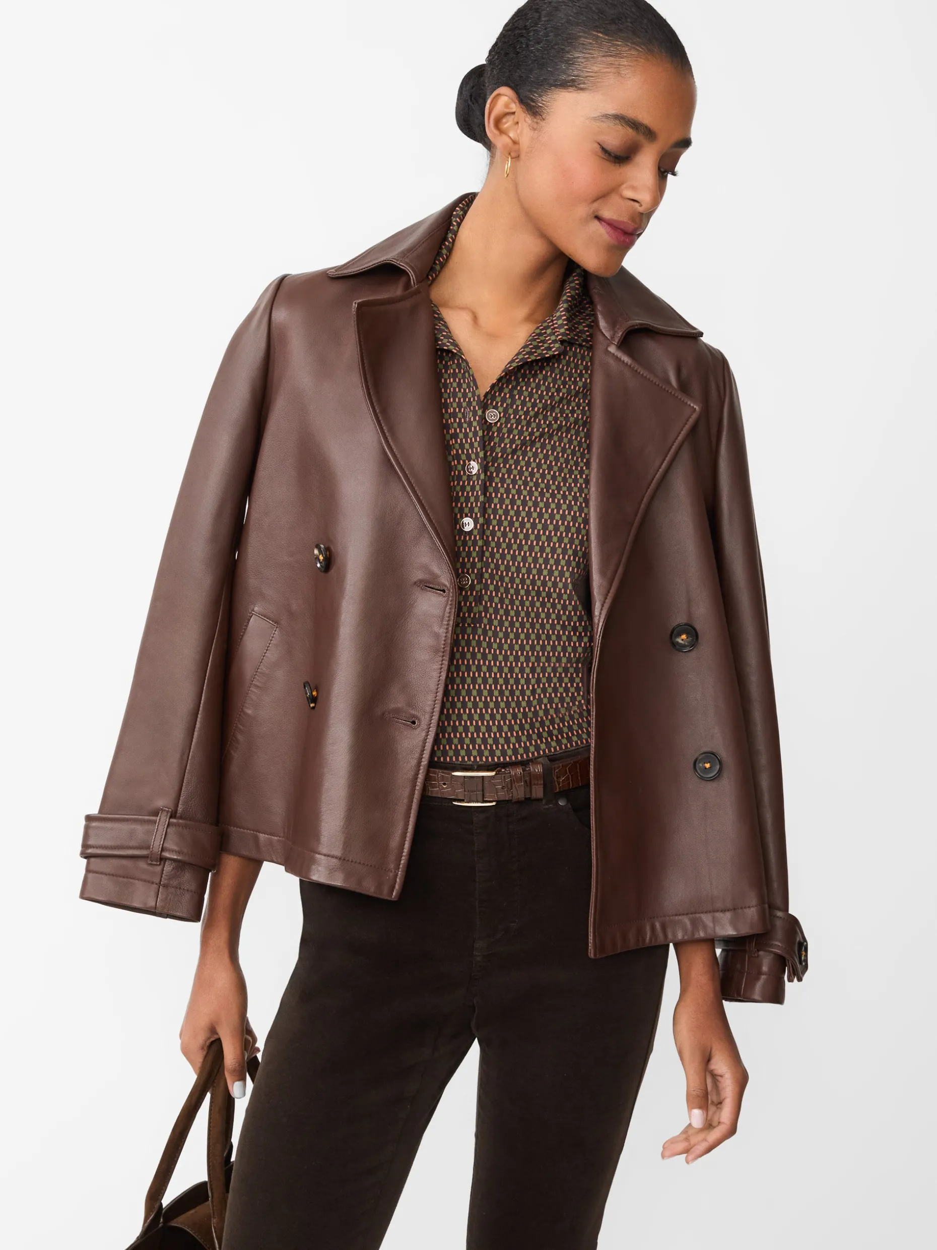 Court 3/4 Sleeve Polo in Rubiks Check