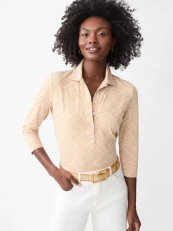 Court 3/4 Sleeve Polo in Volley