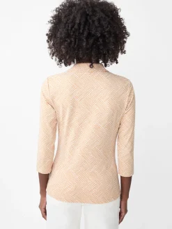 Court 3/4 Sleeve Polo in Volley