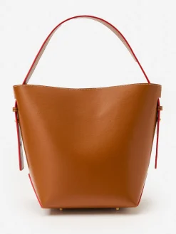 Crawford Leather Bucket Bag