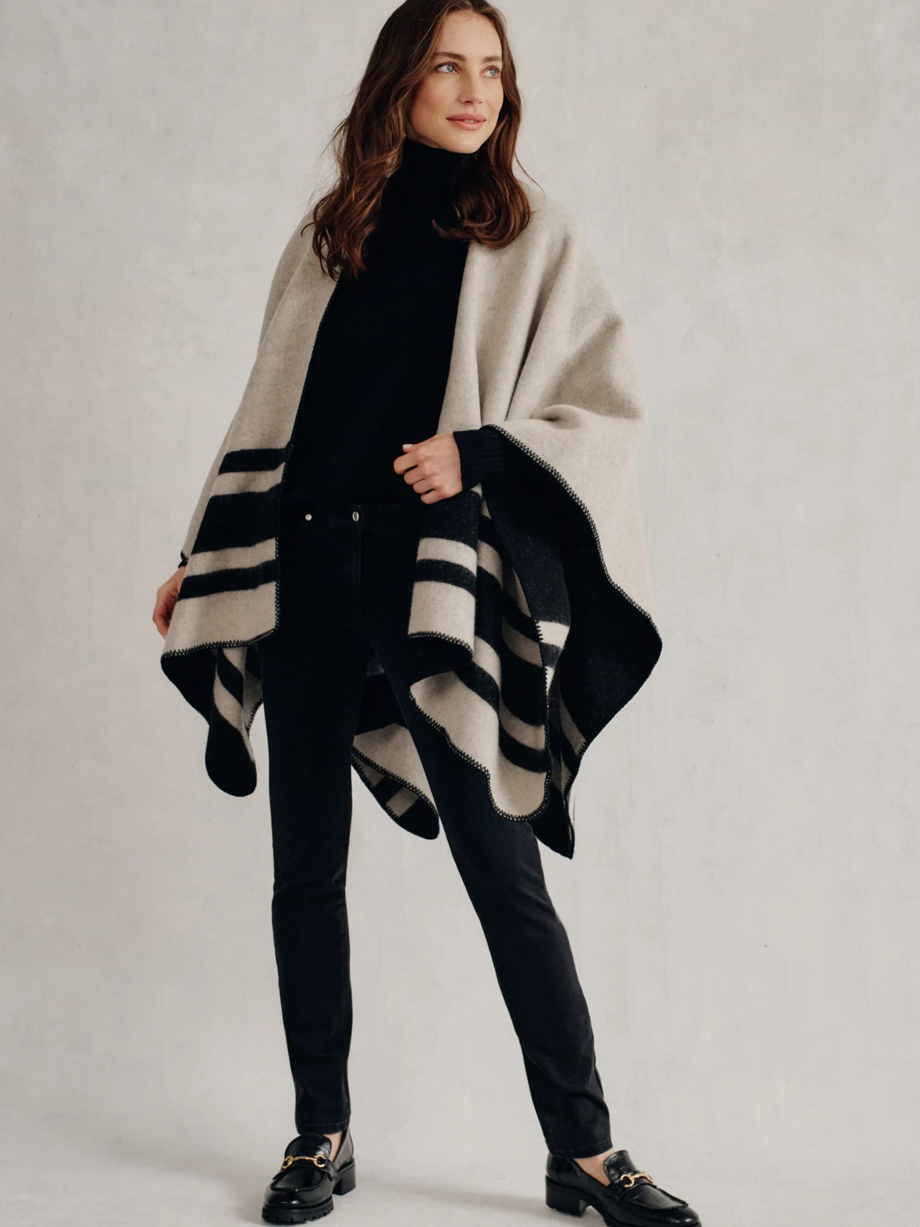 Deanna Reversible Wrap in Color Block