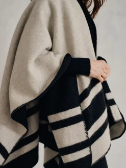 Deanna Reversible Wrap in Color Block