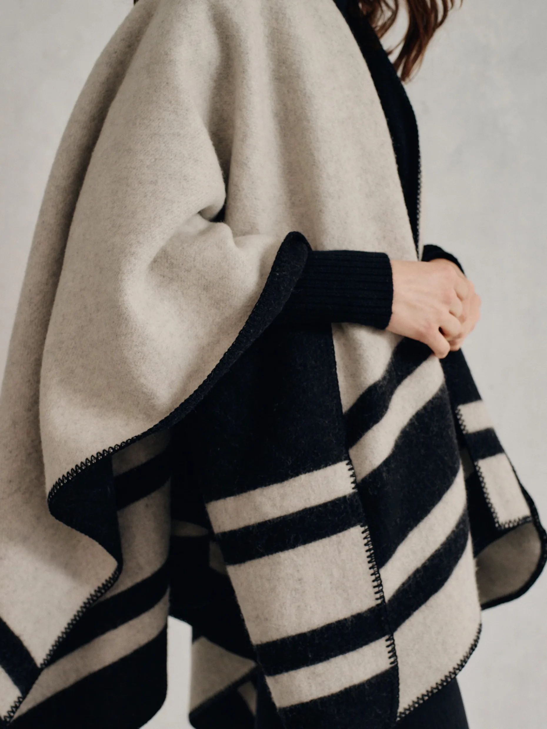 Deanna Reversible Wrap in Color Block