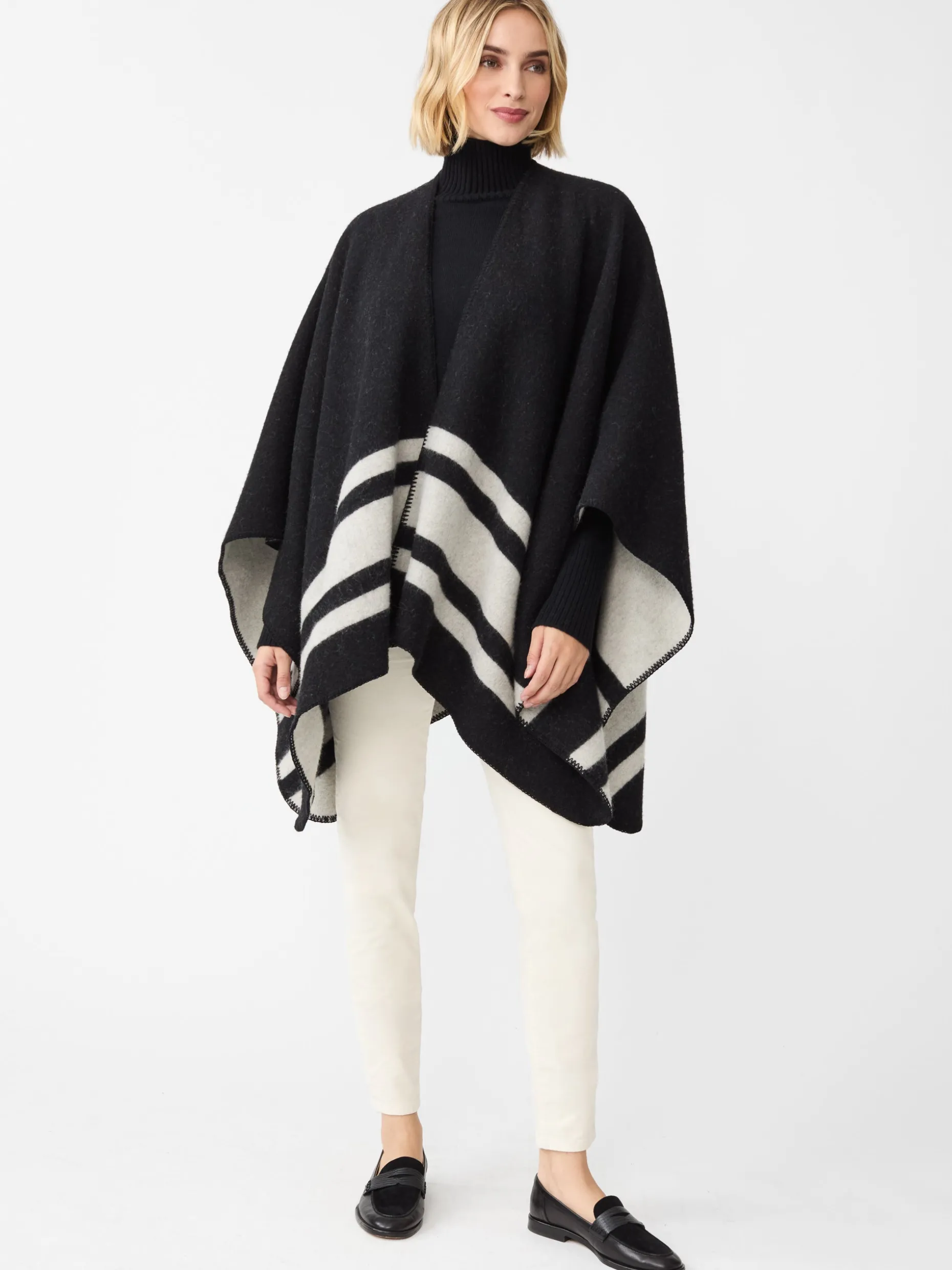 Deanna Reversible Wrap in Color Block