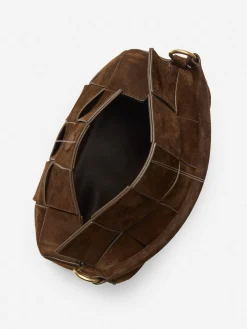 Deni Woven Suede Crossbody