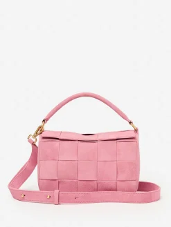 Deni Woven Suede Crossbody