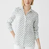 Denver Silk Blend Shirt in Sussex Interlock