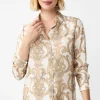 Denver Silk Blend Shirt in Gilded Paisley