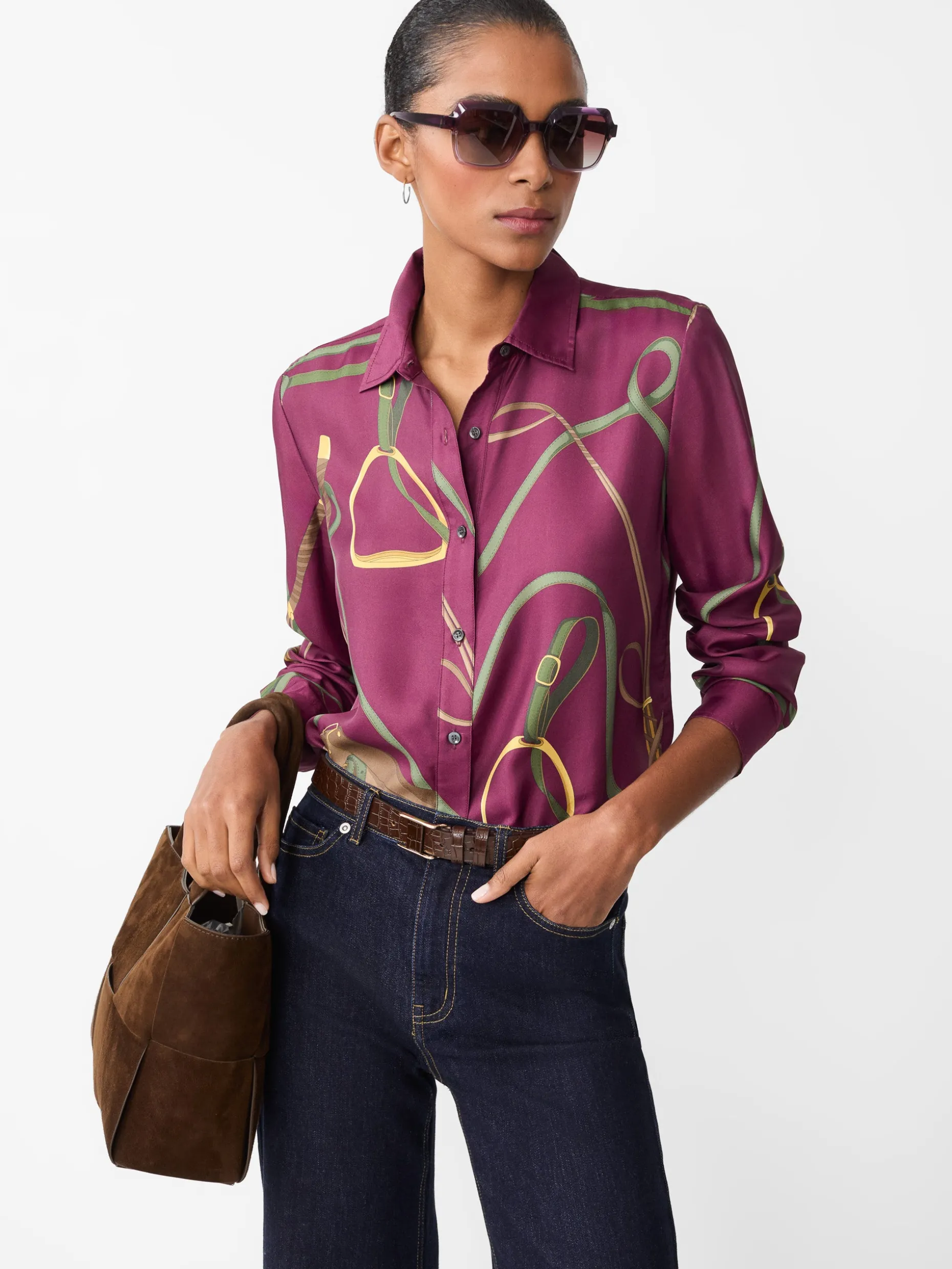 Denver Silk Blend Shirt in Modern Palomino