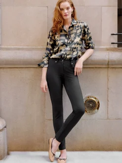 Denver Silk Blend Shirt in Desert Toile