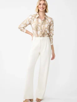 Denver Silk Blend Shirt in Gilded Paisley