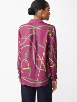 Denver Silk Blend Shirt in Modern Palomino