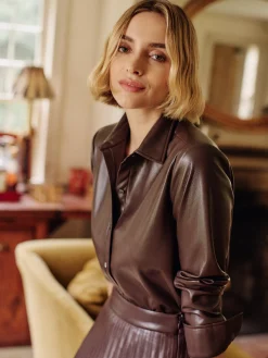 Denver Vegan Leather Shirt