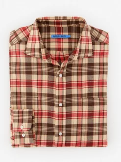 Dobson Classic Fit Flannel Shirt in Plaid