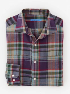 Dobson Classic Fit Flannel Shirt in Plaid