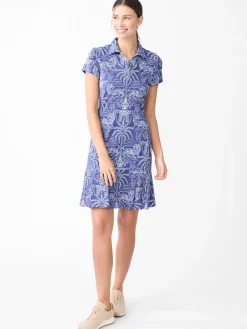 Dorte Dress in Tiger Damask