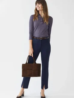 Durham Ruffle Top in Rubiks Check