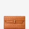 Everly Woven Leather Clutch