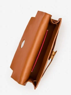 Everly Woven Leather Clutch